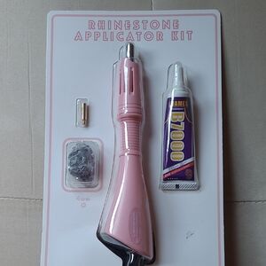 Rhinestone Applicator Kit with Pink Tool